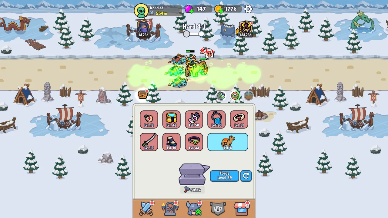 Snow stage — winter campaign