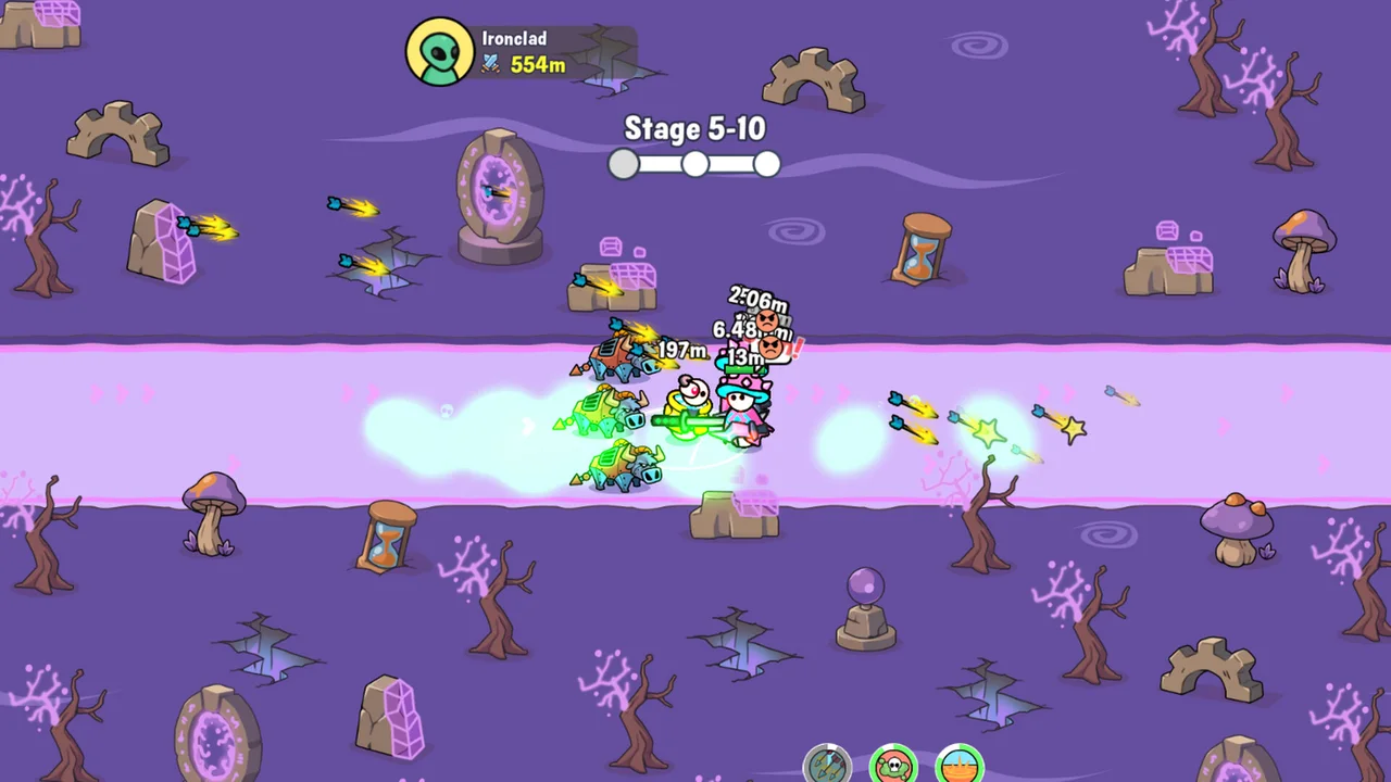 Purple void stage